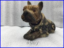 Vintage Dog Carnival Nodder Coin Bank Antique Original Boxer Early Unique Rare