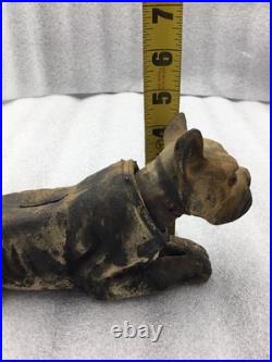 Vintage Dog Carnival Nodder Coin Bank Antique Original Boxer Early Unique Rare