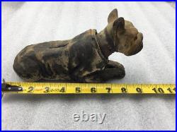 Vintage Dog Carnival Nodder Coin Bank Antique Original Boxer Early Unique Rare