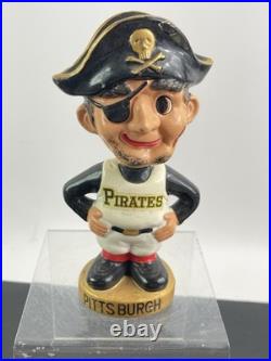Vintage Early Pittsburgh Pirates Sports Specialties Bobblehead Gold Base Nodder