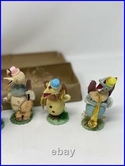 Vintage Easter Chick Bobble Head Band Vintage 60s Made In Japan Great Cond