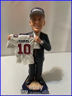 Vintage Eli Manning Draft Day Bobblehead Collectible 37/504 Limited Edition