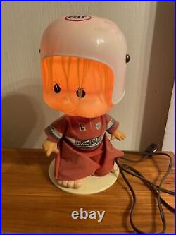 Vintage Ferrari Formula 1 Grand Prix F1 Niki Lauda Bobblehead Lamp