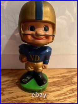 Vintage Fighting Irish Notre Dame Bobble Head 7 1/2 inches Japan GP33632