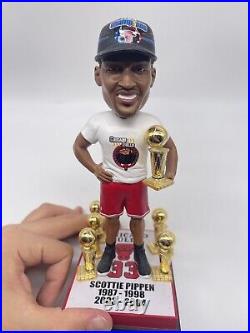 Vintage Foco 90's SCOTTIE PIPPEN 1998 Chicago Bulls Bobblehead NBA Trophy SAMPLE