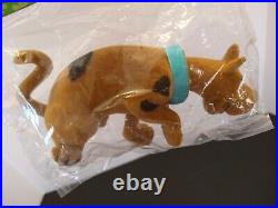 Vintage Fuzzy Bobble Head Scooby Doo Dog Nodder Head Cartoon Network 2001 2002