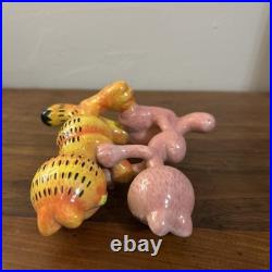 Vintage Garfield And Arlene Ceramic Bobble head Vintage Garfield And Arlene Ceramic Bobble head