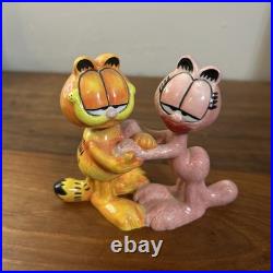 Vintage Garfield And Arlene Ceramic Bobble head Vintage Garfield And Arlene Ceramic Bobble head