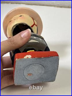 Vintage Geisha Girl & Oriental Man Bobble Head Nodder Japan