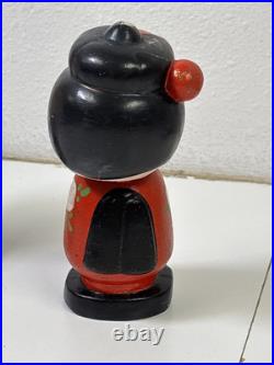 Vintage Geisha Girl & Oriental Man Bobble Head Nodder Japan