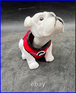 Vintage Georgia Bulldog UGA Football Bobble Head Bulldog Figurine Souvenir Dog