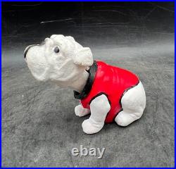 Vintage Georgia Bulldog UGA Football Bobble Head Bulldog Figurine Souvenir Dog