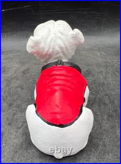 Vintage Georgia Bulldog UGA Football Bobble Head Bulldog Figurine Souvenir Dog