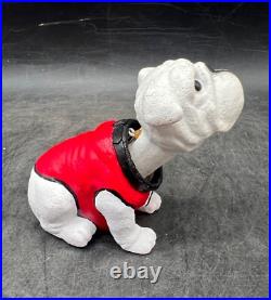 Vintage Georgia Bulldog UGA Football Bobble Head Bulldog Figurine Souvenir Dog