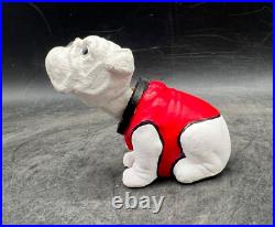 Vintage Georgia Bulldog UGA Football Bobble Head Bulldog Figurine Souvenir Dog