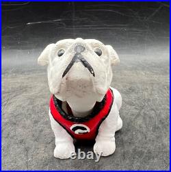 Vintage Georgia Bulldog UGA Football Bobble Head Bulldog Figurine Souvenir Dog