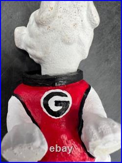 Vintage Georgia Bulldog UGA Football Bobble Head Bulldog Figurine Souvenir Dog