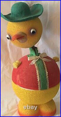 Vintage German DUCK Candy Container Bobble Head 14 H