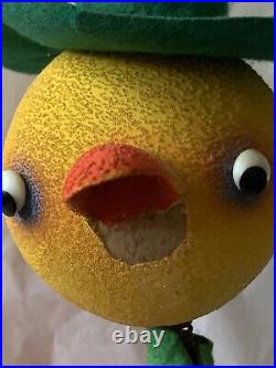 Vintage German DUCK Candy Container Bobble Head 14 H