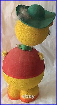 Vintage German DUCK Candy Container Bobble Head 14 H