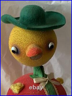 Vintage German DUCK Candy Container Bobble Head 14 H