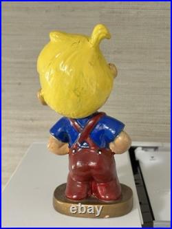 Vintage Gold Base 1960's DENNIS THE MENECE Bobblehead In Great Condition No Box
