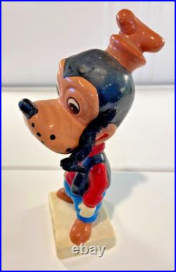Vintage Goofy Bobble Head Doll Disneyland 7 Japan Chalkware 1960s