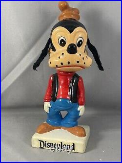 Vintage Goofy Bobble Head Doll Walt Disneyland 7 Japan RARE ExcellentCondition