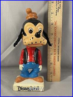 Vintage Goofy Bobble Head Doll Walt Disneyland 7 Japan RARE ExcellentCondition