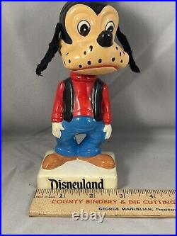 Vintage Goofy Bobble Head Doll Walt Disneyland 7 Japan RARE ExcellentCondition