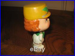 Vintage Green Bay Packers Bobble Head Kissing Dolls Original Pair From The 1960s