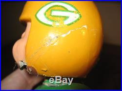 Vintage Green Bay Packers Bobble Head Kissing Dolls Original Pair From The 1960s