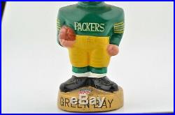 Vintage Green Bay Packers Bobble Head NFL Football Bobblehead