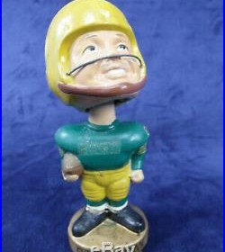 Vintage Green Bay Packers Nodder Bobblehead 1968 Made In Japan Rare Real Face