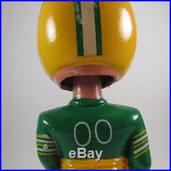 Vintage Green Bay Packers Sports Specialties Bobble Head Gold Base Nodder 1960s