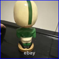 Vintage Green & White Uniform Football Bobblehead NFL