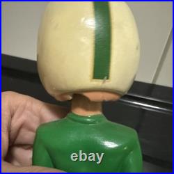 Vintage Green & White Uniform Football Bobblehead NFL