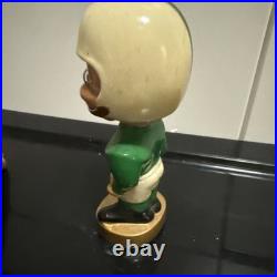 Vintage Green & White Uniform Football Bobblehead NFL