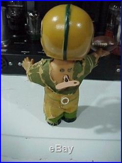 Vintage Greenbay Packers 1940s-50 NFL Bobblehead Nodder Style Wind Up Toy-RARE
