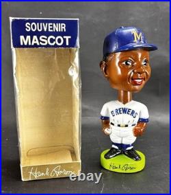 Vintage Hank Aaron Milwaukee Brewers Bobblehead Vintage Hank Aaron Milwaukee Brewers Bobblehead