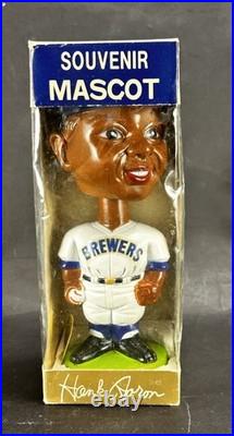 Vintage Hank Aaron Milwaukee Brewers Bobblehead Vintage Hank Aaron Milwaukee Brewers Bobblehead