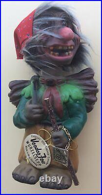 Vintage Heico Bobble Head Voodoo Joe Troll 1960s Rare Wurzelsepp Doll