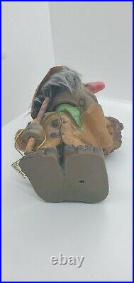 Vintage Heico Bobblehead Witch West Germany Marked Tag Gift Large