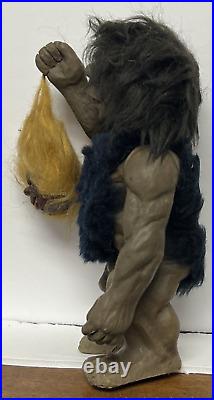 Vintage Heico Caveman Bobble Head Troll Figure Original Western Germany 1960 HTF