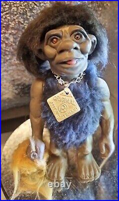 Vintage Heico Caveman Bobble Head Troll Original Western Germany 1960 RARE