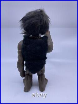 Vintage Heico Caveman Bobble Head Troll Original Western Germany 1960 RARE w box