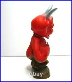Vintage Heico Red Devil Belzebu Troll Figure Nodder Bobblehead West Germany