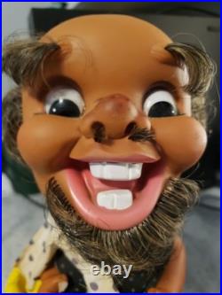 Vintage Hippie Troll Bobble Head Nodder, West Germany, 10 Tall