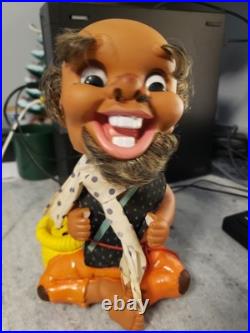 Vintage Hippie Troll Bobble Head Nodder, West Germany, 10 Tall