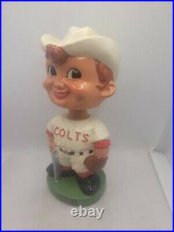 Vintage Houston Colts 45 Pistol Bobblehead Nodder 1962 Japan Green Base MLB